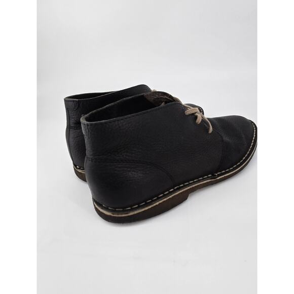 Seavees Three Eye Pebbled Leather Chukka Black Boot Dress Shoe Mens Sz 13 - Picture 4 of 12